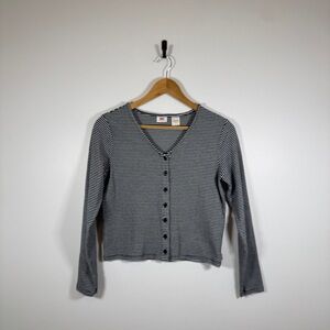 Levi's Black and White Striped Top - Muse Long Sleeve T-Shirt